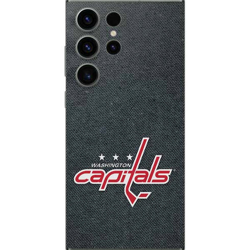 NHL Washington Capitals Black Background Galaxy S24 Ultra Skin