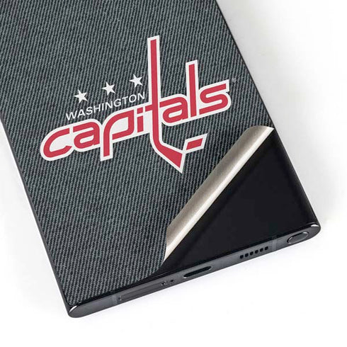 NHL Washington Capitals Black Background Galaxy S25 Ultra Skin