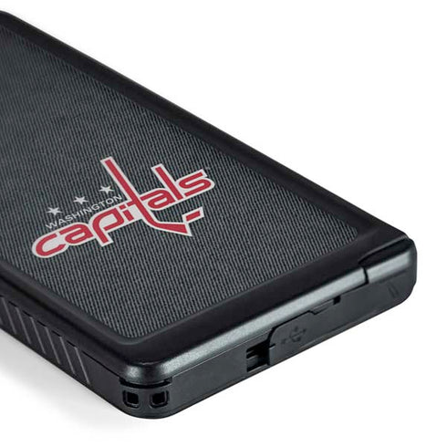 NHL Washington Capitals Black Background Galaxy S24 Ultra Waterproof Case
