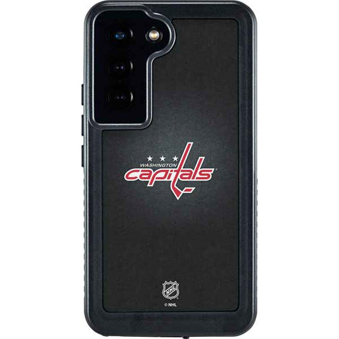 NHL Washington Capitals Black Background Galaxy S24 Waterproof Case