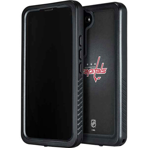 NHL Washington Capitals Black Background Galaxy S24 Waterproof Case