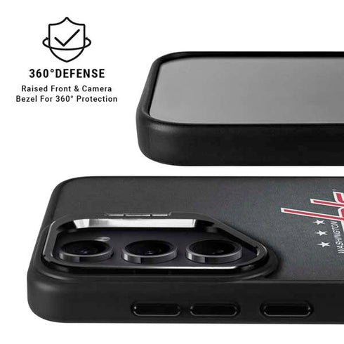 NHL Washington Capitals Black Background Galaxy S26 Kickstand Case