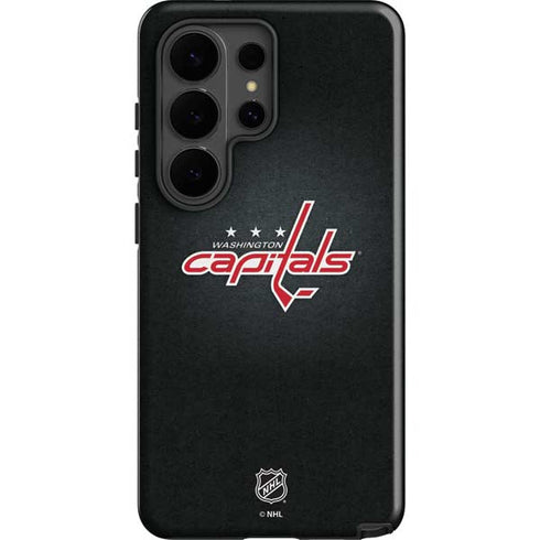 NHL Washington Capitals Black Background Galaxy S26 Ultra Impact Case