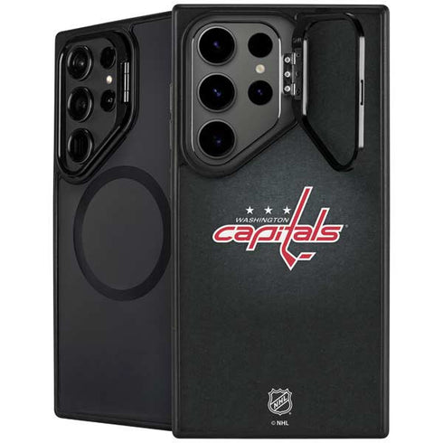 NHL Washington Capitals Black Background Galaxy S26 Ultra Kickstand Case