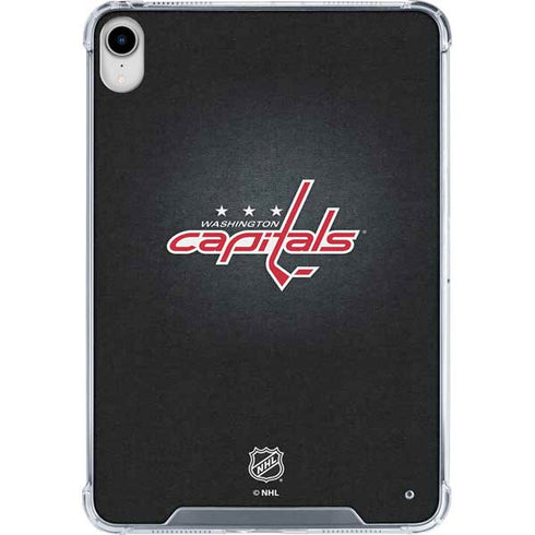 NHL Washington Capitals Black Background iPad 11th Gen (2025) Clear Case