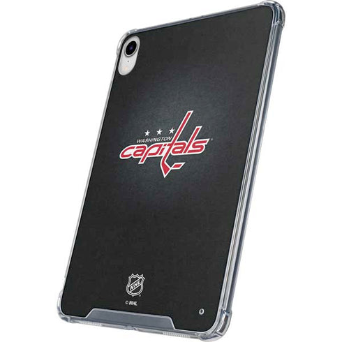 NHL Washington Capitals Black Background iPad 11th Gen (2025) Clear Case