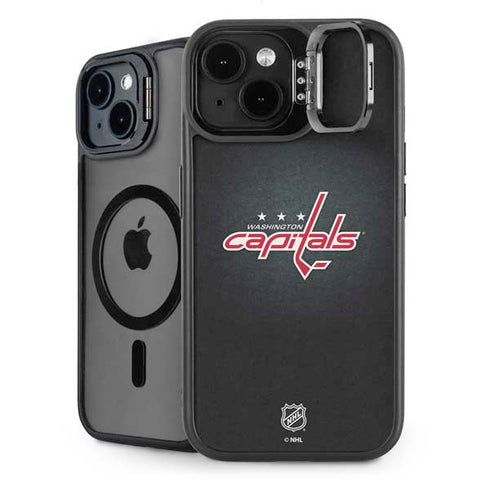 NHL Washington Capitals Black Background iPhone 15 Kickstand Case