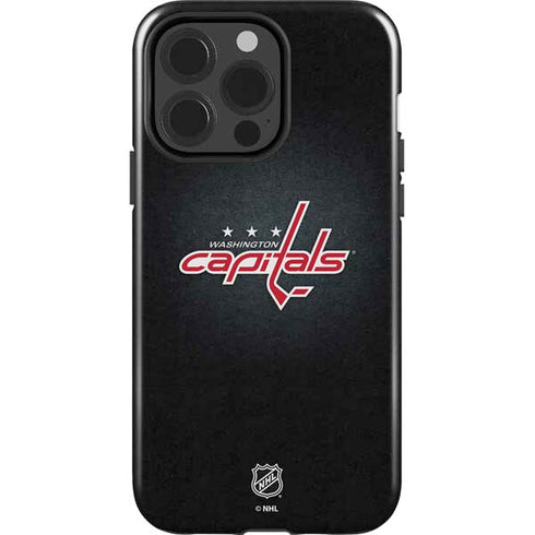 NHL Washington Capitals Black Background iPhone 15 Pro Impact Case