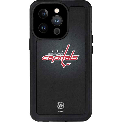 NHL Washington Capitals Black Background iPhone 15 Pro Waterproof Case