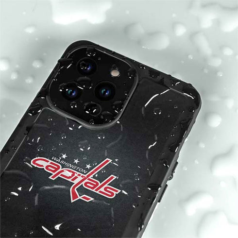 NHL Washington Capitals Black Background iPhone 15 Pro Waterproof Case