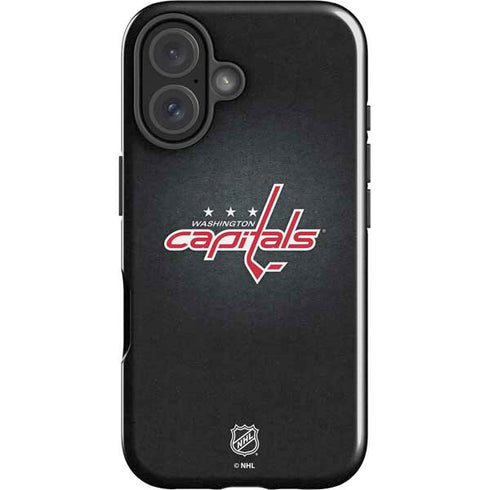 NHL Washington Capitals Black Background iPhone 16 Impact Case