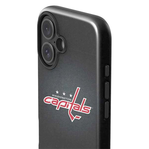 NHL Washington Capitals Black Background iPhone 16 Impact Case