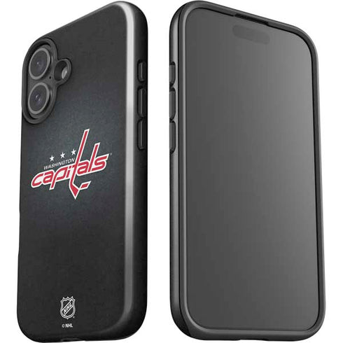 NHL Washington Capitals Black Background iPhone 16 Impact Case