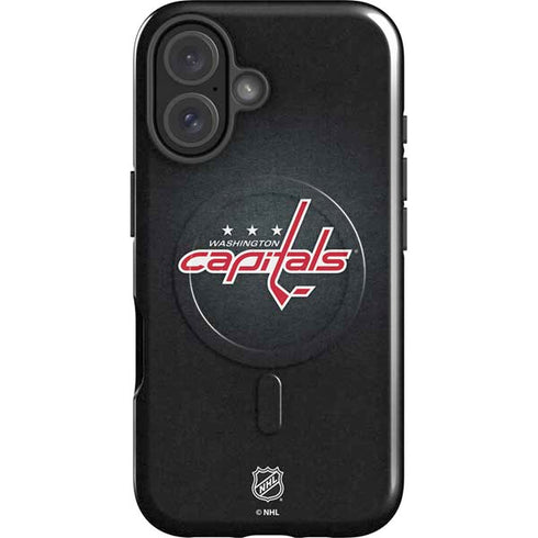 NHL Washington Capitals Black Background iPhone 16 Magsafe Impact Case