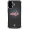 NHL Washington Capitals Black Background iPhone 16 Plus Clear Case