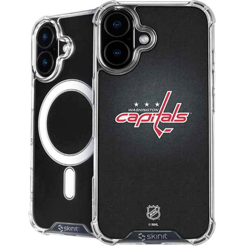 NHL Washington Capitals Black Background iPhone 16 Plus MagSafe Case