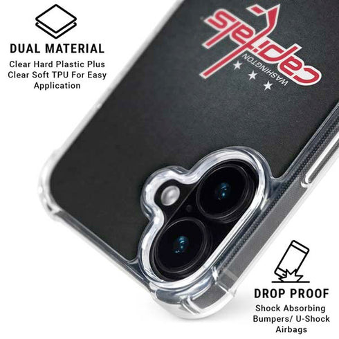 NHL Washington Capitals Black Background iPhone 16 Plus MagSafe Case