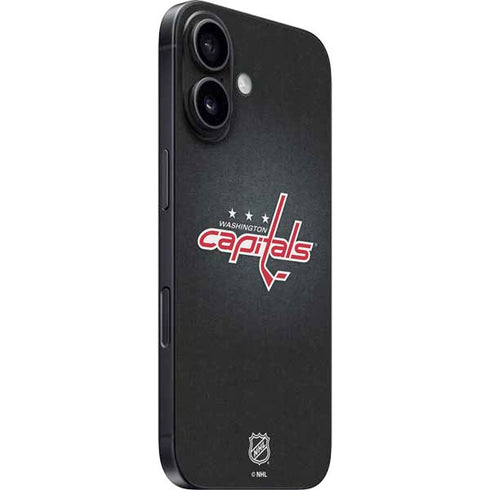 NHL Washington Capitals Black Background iPhone 16 Plus Skin