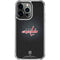 NHL Washington Capitals Black Background iPhone 16 Pro Clear Case