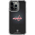 NHL Washington Capitals Black Background iPhone 16 Pro Clear Case