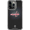 NHL Washington Capitals Black Background iPhone 16 Pro Max Clear Case