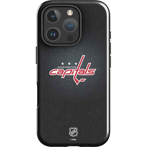 NHL Washington Capitals Black Background iPhone 16 Pro Max Impact Case