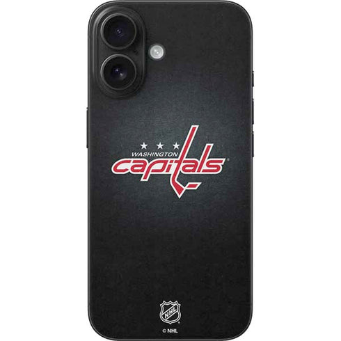 NHL Washington Capitals Black Background iPhone 16 Skin