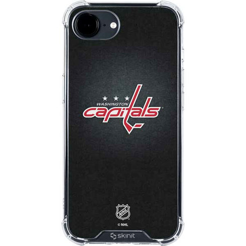NHL Washington Capitals Black Background iPhone 16e Clear Case