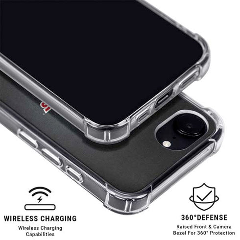 NHL Washington Capitals Black Background iPhone 16e Clear Case