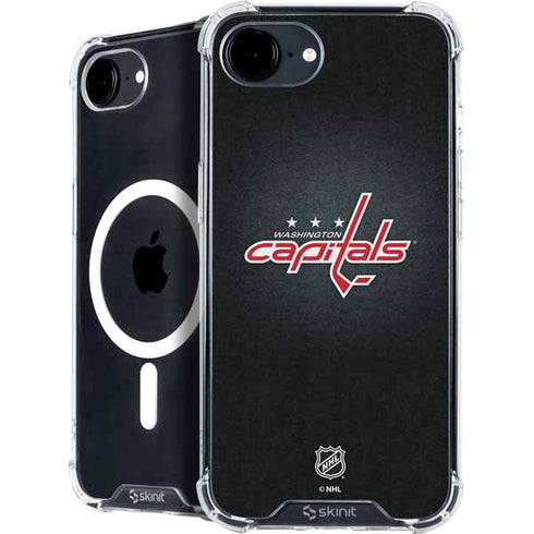NHL Washington Capitals Black Background iPhone 16e MagSafe Case