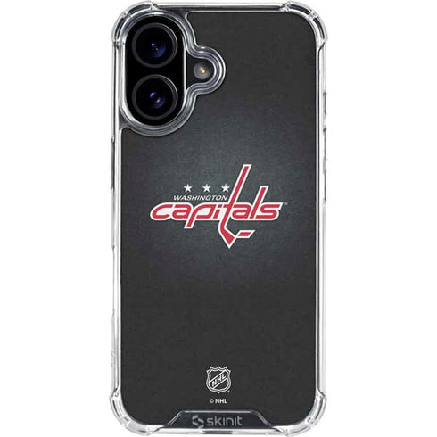 NHL Washington Capitals Black Background iPhone 17 Clear Case
