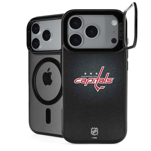 NHL Washington Capitals Black Background iPhone 18 Pro Kickstand Case