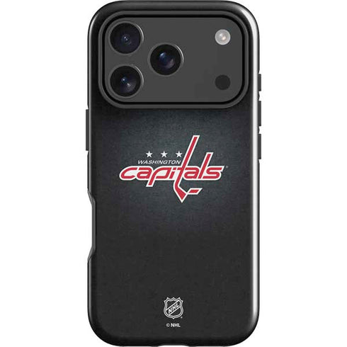 NHL Washington Capitals Black Background iPhone 18 Pro Max Impact Case