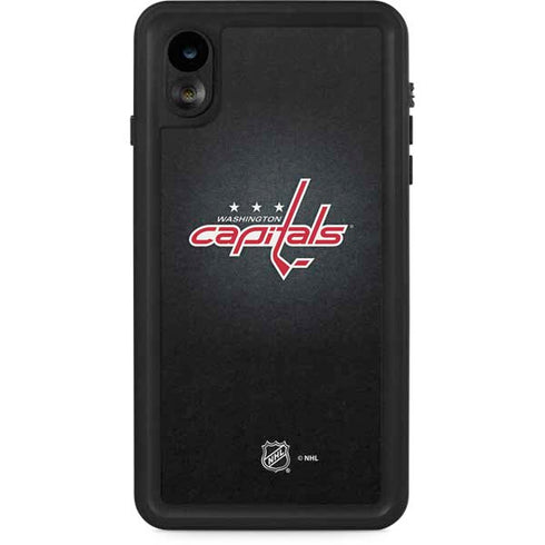 NHL Washington Capitals Black Background iPhone Cases