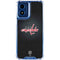 NHL Washington Capitals Black Background Moto G 5G (2024) Clear Case