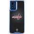 NHL Washington Capitals Black Background Moto G 5G (2024) Clear Case