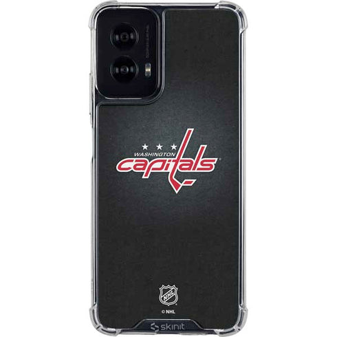NHL Washington Capitals Black Background Moto G Power 5G (2024) Clear Case
