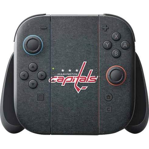 NHL Washington Capitals Black Background Nintendo Switch 2 (2025) with Joy-Con Skin