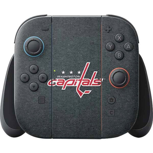 NHL Washington Capitals Black Background Nintendo Skins