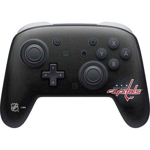NHL Washington Capitals Black Background Nintendo Switch 2 (2025) Pro Controller Skin