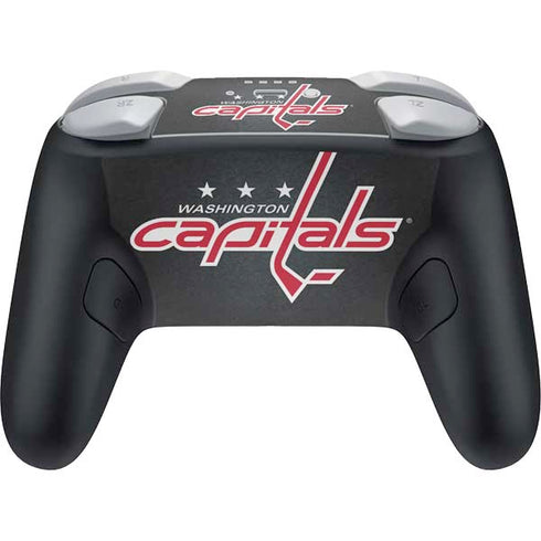 NHL Washington Capitals Black Background Nintendo Switch 2 (2025) Pro Controller Skin