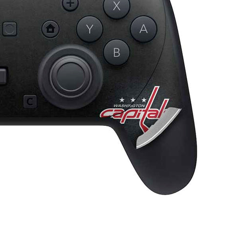 NHL Washington Capitals Black Background Nintendo Switch 2 (2025) Pro Controller Skin