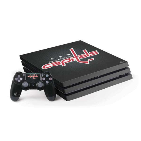 NHL Washington Capitals Black Background PlayStation PS4 Skins