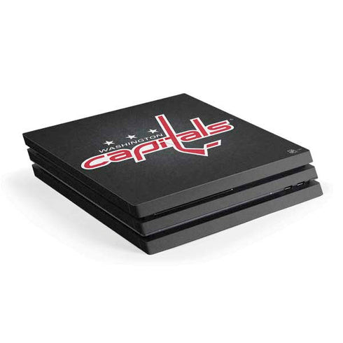 NHL Washington Capitals Black Background PlayStation PS4 Skins