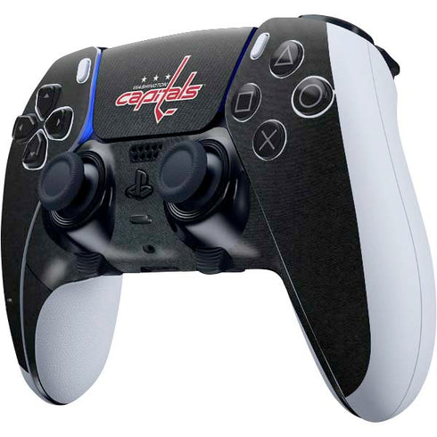 NHL Washington Capitals Black Background PS5 DualSense Edge Pro Controller Skin