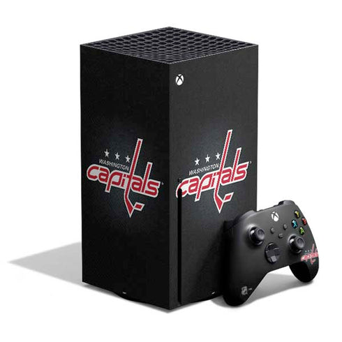 NHL Washington Capitals Black Background Xbox Series X Skins