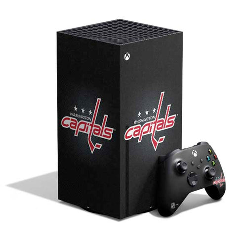 NHL Washington Capitals Black Background XBox Series X Digital Edition Bundle Skin