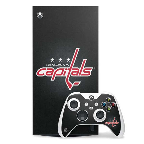 NHL Washington Capitals Black Background Xbox Series X Skins