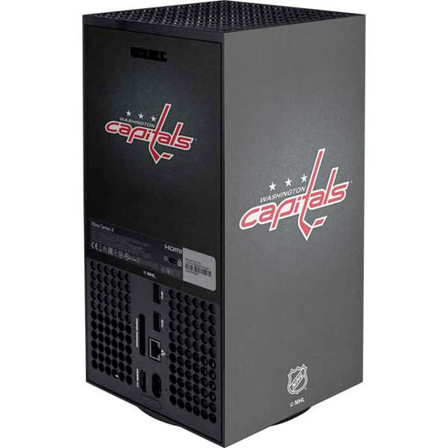 NHL Washington Capitals Black Background XBox Series X Digital Edition Console Skin