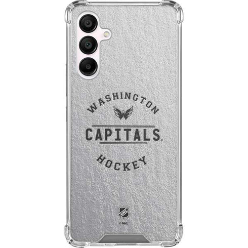 NHL Washington Capitals Black Text Galaxy A16 5G Clear Case